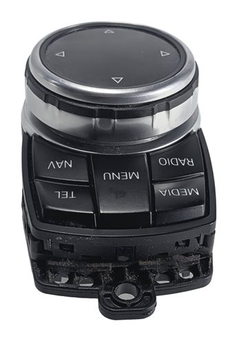Thumbnail 3: 12-20 BMW 2 3 4 SERIES (F22 F30 F32 F34) STEREO NAVIGATION i-DRIVE SWITCH KNOB