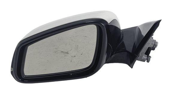 13-18 BMW 320i 328i 330i 335i 340i (F30) LEFT PFOLD HEAT MEM DOOR MIRROR (White)