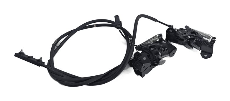 2014 BMW 328D (F30) FRONT HOOD LID LOCK LATCH RELEASE SET/2 w/CABLE