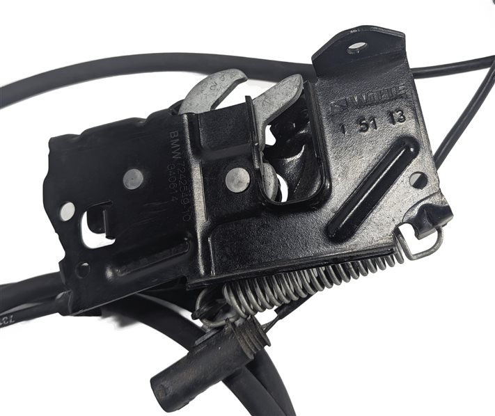Thumbnail 4: 2014 BMW 328D (F30) FRONT HOOD LID LOCK LATCH RELEASE SET/2 w/CABLE