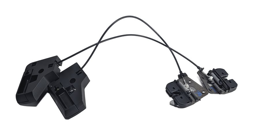 2014 BMW 328D (F30) REAR SEAT BACK LOCK RELEASE SET w/HANDLES CABLES