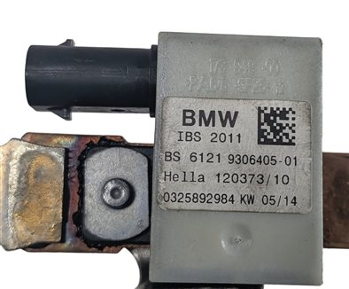 Thumbnail 7: 2014 BMW 328D (F30) 2.0L NEGATIVE GROUND BATTERY CABLE w/IBS SENSOR TERMINAL