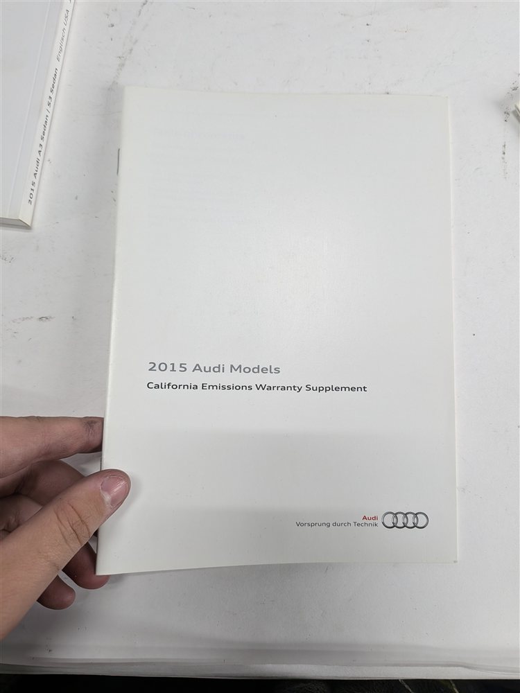 Thumbnail 13: 2015 AUDI A3 (8V) 1.8L OWNER'S MANUAL BOOKLET BOOK SET w/CASE