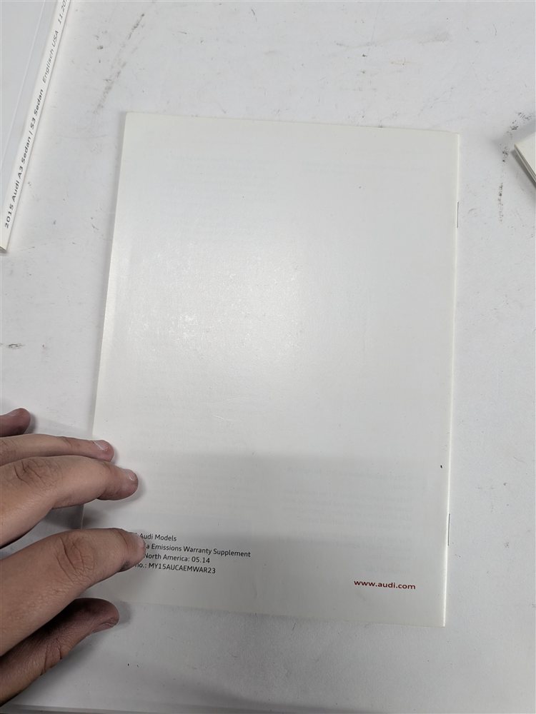 Thumbnail 14: 2015 AUDI A3 (8V) 1.8L OWNER'S MANUAL BOOKLET BOOK SET w/CASE