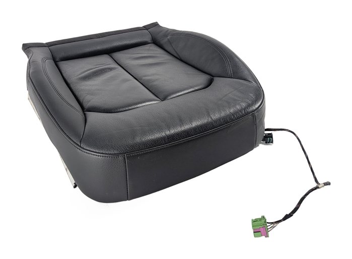 2015 AUDI A3 (8V) FRONT LEFT DRIVER SEAT BOTTOM CUSHION HEATED (Black)