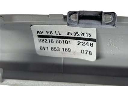 Thumbnail 15: 2015 AUDI A3 (8V) INTERIOR DASH DOOR TRIM MOULDING SET/7 (Micrometallic)