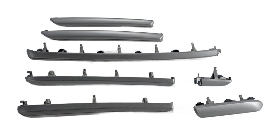 Thumbnail 2: 2015 AUDI A3 (8V) INTERIOR DASH DOOR TRIM MOULDING SET/7 (Micrometallic)