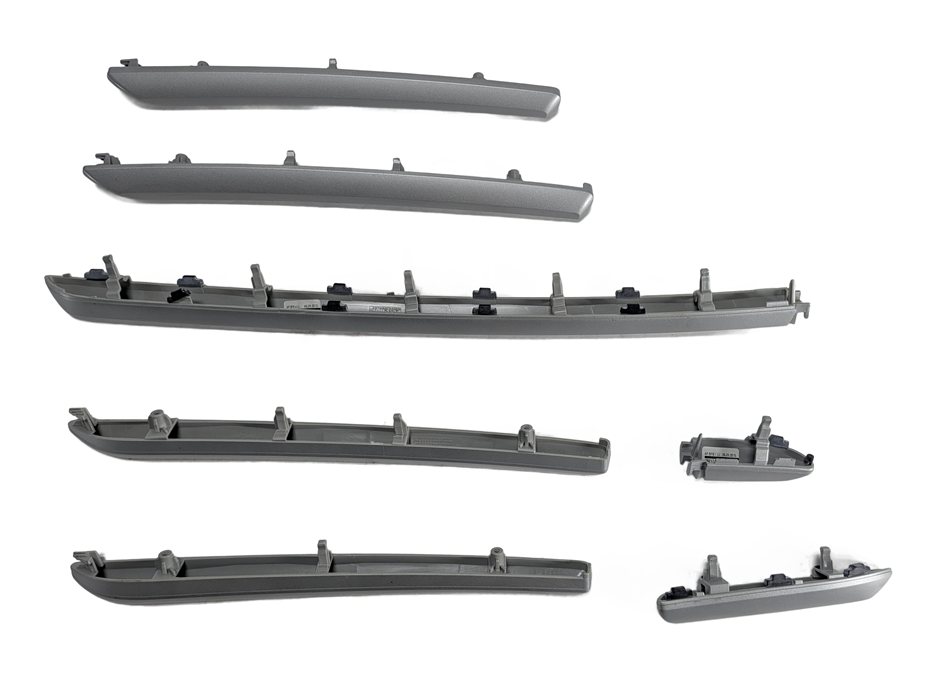 Thumbnail 3: 2015 AUDI A3 (8V) INTERIOR DASH DOOR TRIM MOULDING SET/7 (Micrometallic)