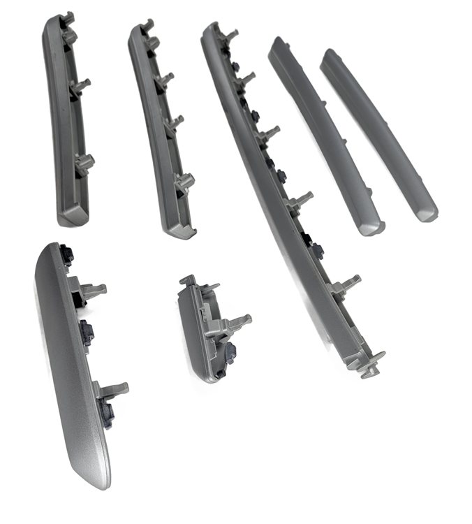 Thumbnail 4: 2015 AUDI A3 (8V) INTERIOR DASH DOOR TRIM MOULDING SET/7 (Micrometallic)