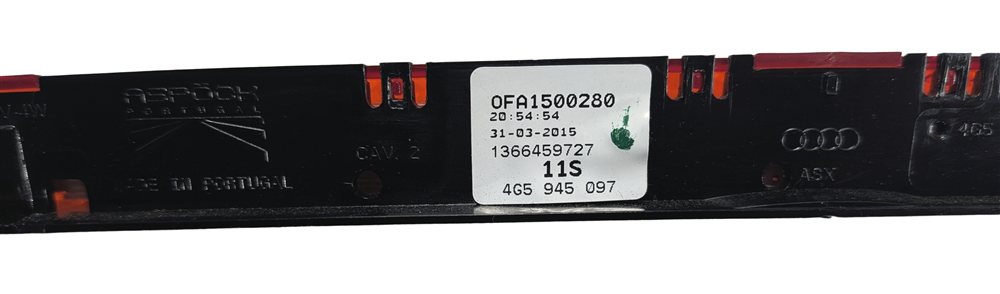 Thumbnail 10: 2015 AUDI A3 (8V) REAR HIGH MOUNT THIRD 3RD BRAKE LIGHT STOP LAMP