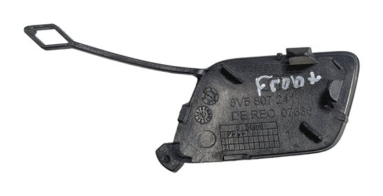 Thumbnail 6: 2015 AUDI A3 (8V) FRONT BUMPER TOW HOOK EYE COVER CAP (Gray)