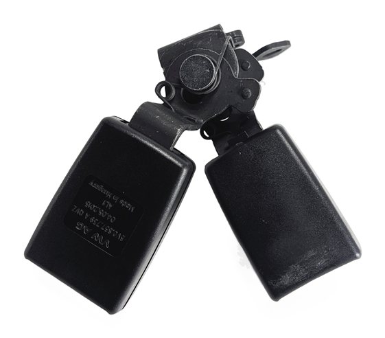 Thumbnail 8: 2015 AUDI A3 (8V) REAR SEAT SEATBELT BUCKLE RECEIVER SET/2 (Black)