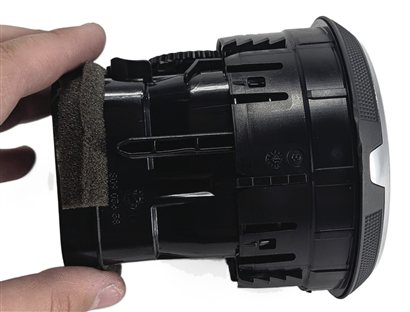 Thumbnail 6: 2015 AUDI A3 (8V) DASH HEAT AIR AC VENT OUTLET LOUVER (Black)