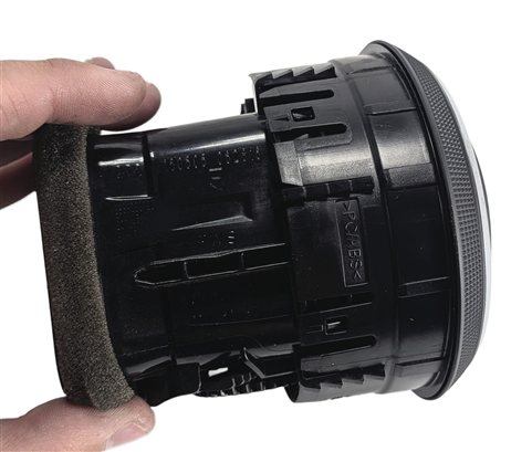 Thumbnail 7: 2015 AUDI A3 (8V) DASH HEAT AIR AC VENT OUTLET LOUVER (Black)