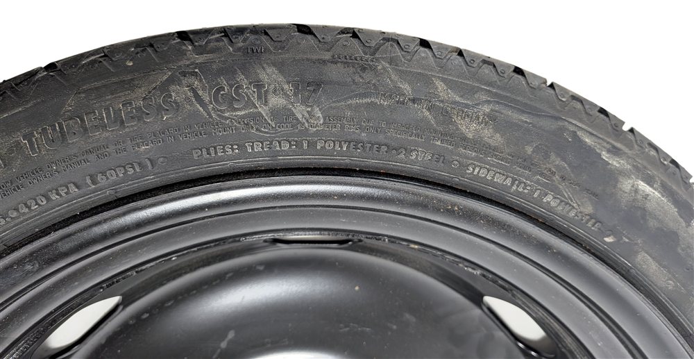 Thumbnail 4: 15-18 VW JETTA AUDI A3 S3 (8V) 18x3.5" EMERGENCY ROADSIDE SPARE TIRE WHEEL RIM