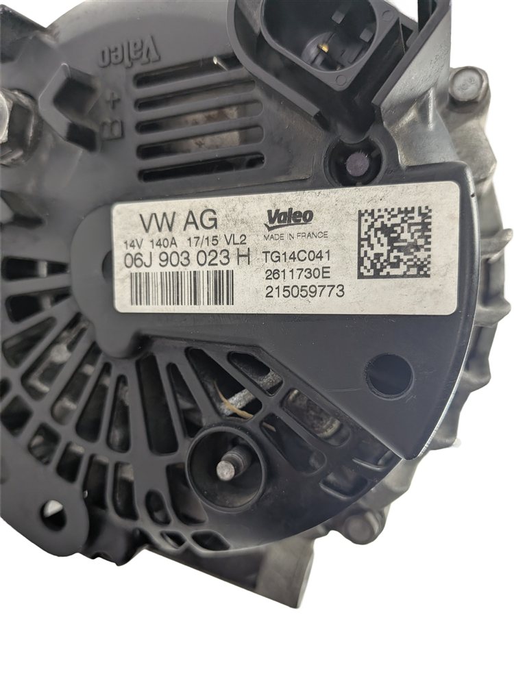 Thumbnail 8: 15-18 AUDI A3 S3 TT VW GOLF 8V MQB MK3 1.8L 2.0L TURBO 140 AMP VALEO ALTERNATOR