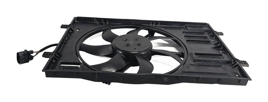 Thumbnail 2: 15-16 AUDI A3 (8V) 1.8L TURBO ENGINE RADIATOR COOLING FAN & SHROUD ASSEMBLY