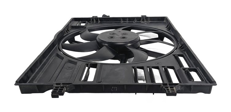 Thumbnail 4: 15-16 AUDI A3 (8V) 1.8L TURBO ENGINE RADIATOR COOLING FAN & SHROUD ASSEMBLY
