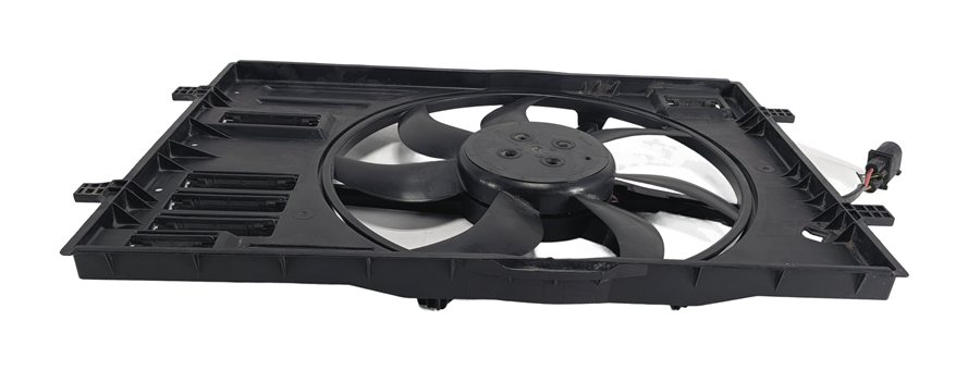 Thumbnail 5: 15-16 AUDI A3 (8V) 1.8L TURBO ENGINE RADIATOR COOLING FAN & SHROUD ASSEMBLY