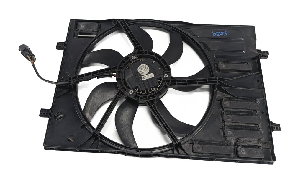 Thumbnail 7: 15-16 AUDI A3 (8V) 1.8L TURBO ENGINE RADIATOR COOLING FAN & SHROUD ASSEMBLY