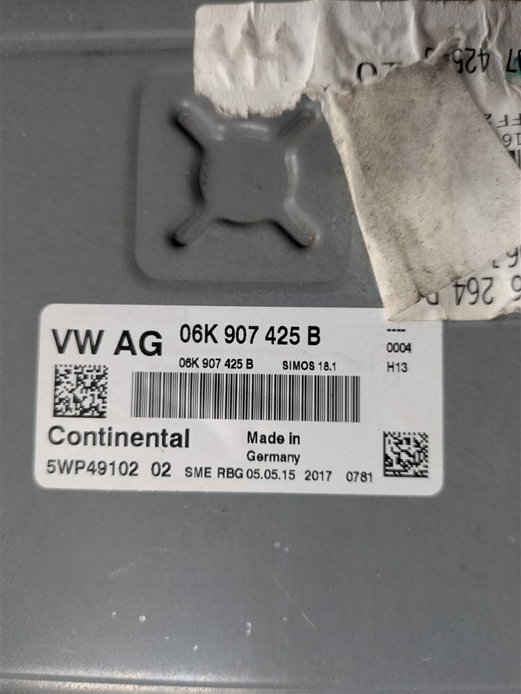 Thumbnail 15: 2015-2017 VW GOLF / AUDI A3 (8V) 1.8L (CNSB) ECM IMMOBILIZER CLUSTER BCM KEY SET