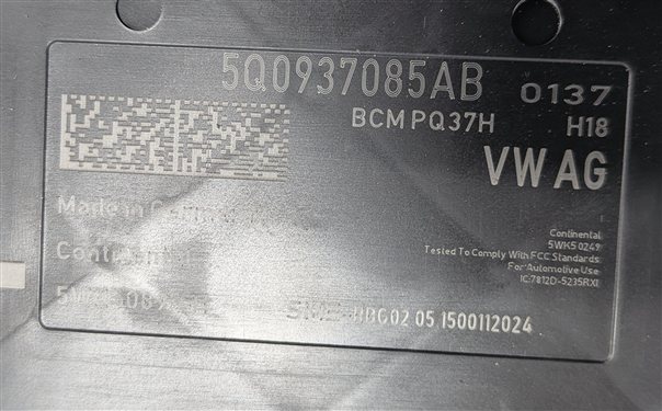 Thumbnail 18: 2015-2017 VW GOLF / AUDI A3 (8V) 1.8L (CNSB) ECM IMMOBILIZER CLUSTER BCM KEY SET