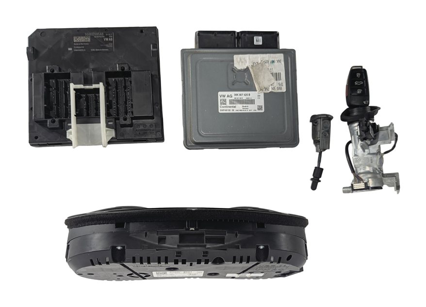 Thumbnail 5: 2015-2017 VW GOLF / AUDI A3 (8V) 1.8L (CNSB) ECM IMMOBILIZER CLUSTER BCM KEY SET