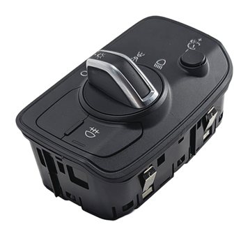 15-20 AUDI A3 8V BLACK HEADLIGHT LAMP SWITCH AUTO RAIN WIPER NO FOG 8V0941531AD