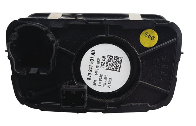 Thumbnail 7: 15-20 AUDI A3 8V BLACK HEADLIGHT LAMP SWITCH AUTO RAIN WIPER NO FOG 8V0941531AD