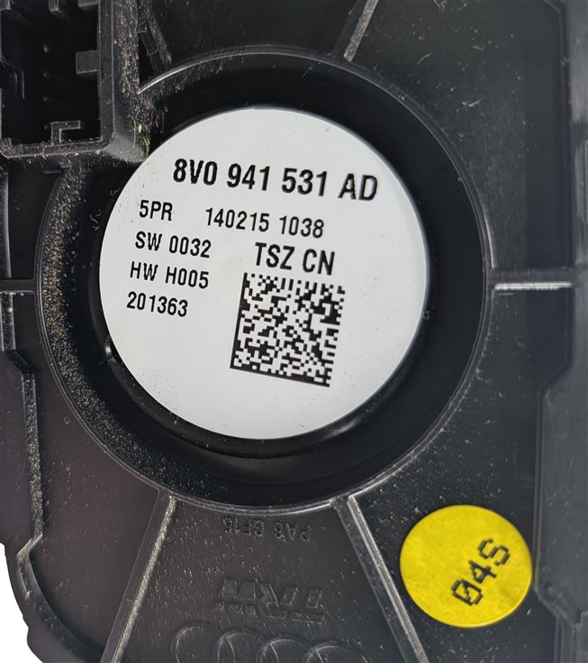 Thumbnail 8: 15-20 AUDI A3 8V BLACK HEADLIGHT LAMP SWITCH AUTO RAIN WIPER NO FOG 8V0941531AD