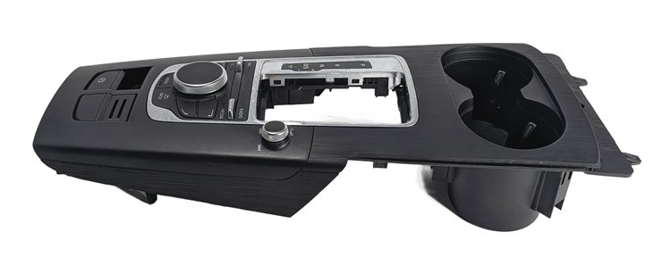 Thumbnail 4: 2015-2018 AUDI A3 (8V) MMI RADIO MEDIA CONTROL PANEL w/ CENTER CONSOLE TRIM