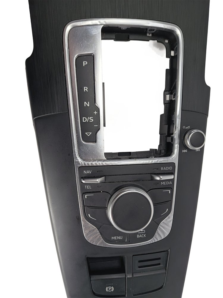 Thumbnail 8: 2015-2018 AUDI A3 (8V) MMI RADIO MEDIA CONTROL PANEL w/ CENTER CONSOLE TRIM