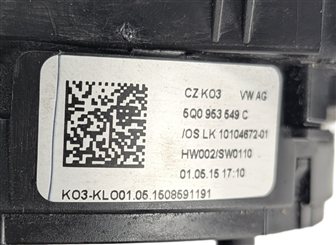 Thumbnail 15: 2015-2016 AUDI A3 S3 (8V) COLUMN BLINKER WIPER CRUISE COMBINATION SWITCH