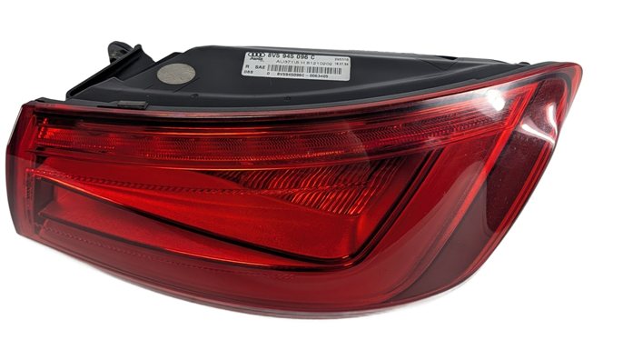 Thumbnail 4: 15-16 AUDI A3 S3 8V SEDAN CONVERTIBLE RIGHT OUTER LED TAILLIGHT BRAKE LIGHT LAMP
