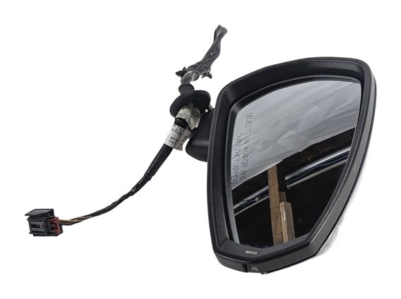 Thumbnail 4: 15-18 AUDI A3 S3 (8V) RIGHT PASSENGER MANUAL FOLD HEATED DOOR MIRROR (Gray)