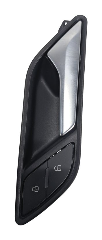 Thumbnail 7: 13-20 AUDI A3 S3 8V FRONT RIGHT PASSENGER INTERIOR DOOR HANDLE (BLACK/SILVER)