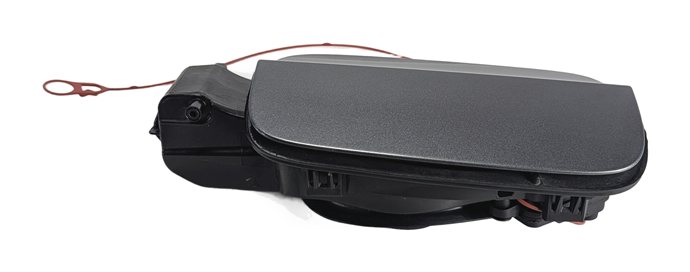 Thumbnail 5: 15-18 AUDI A3 S3 8V FUEL TANK FILLER GAS TANK DOOR FLAP COVER w/HOUSING (Gray)