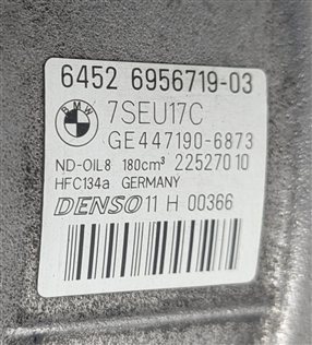 Thumbnail 11: 07-16 BMW 135i 335i X1 Z4 (E87 E90 E84 E89) 3.0L N54 N55 A/C COMPRESSOR PUMP