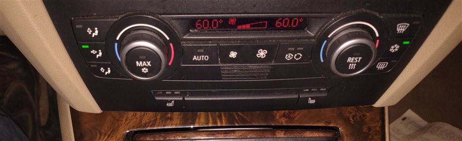 Thumbnail 2: 07-09 BMW 1 3 SERIES M3 (E82 E90) AUTOMATIC HEATER AC CLIMATE CONTROL PANEL