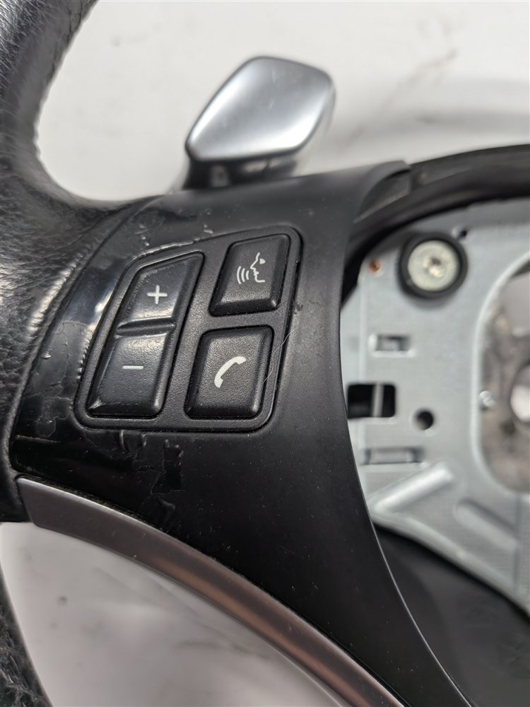 Thumbnail 8: 06-15 1 3 X1 SERIES E84 E87 E90 3 SPOKE SPORT STEERING WHEEL w/SWITCHES(Black)