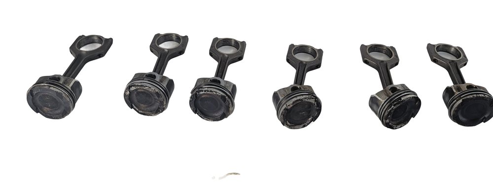 Thumbnail 2: 07-10 BMW 135i 335i 535i X6 Z4 E87 E60 E71 E89 3.0L N54 TURBO PISTON & ROD SET/6