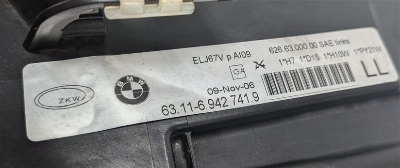 Thumbnail 11: 06-08 BMW 3 SERIES M3 (E90 E92) LEFT DRIVER ADAPTIVE XENON HID HEADLIGHT