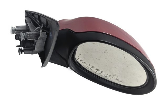 06-08 BMW 3 SERIES (E90 E91) RIGHT DOOR MIRROR POWER FOLD HEATED MEMORY (Red)
