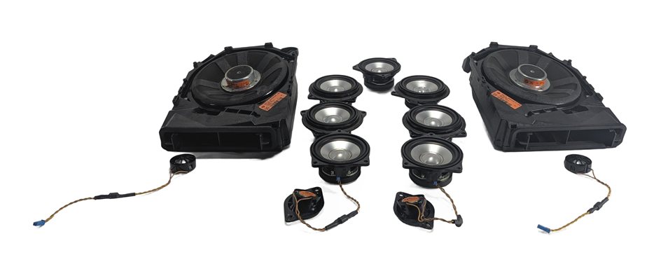 Thumbnail 2: 2007 BMW 335I (E90) LOGIC7 PREMIUM AUDIO SPEAKER SUBWOOFER MIDRANGE TWEETER SET