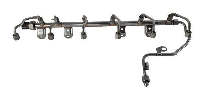 2007 BMW 335I (E90) 3.0L (N54) ENGINE GAS FUEL RAIL w/LINES & PRESSURE SENSOR