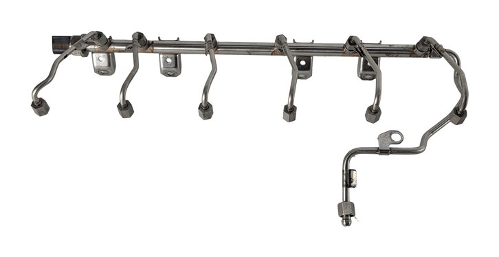 Thumbnail 2: 2007 BMW 335I (E90) 3.0L (N54) ENGINE GAS FUEL RAIL w/LINES & PRESSURE SENSOR