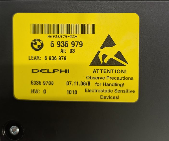 Thumbnail 8: 2007 BMW 335I (E90) FRONT LEFT DRIVER POWER SEAT ADJUSTMENT SWITCH w/MEMORY