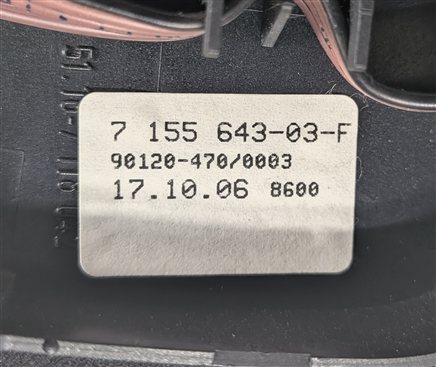 Thumbnail 9: 2007 BMW 335I (E90) CENTER CONSOLE AUTOMATIC SHIFT TRIM BEZEL w/BOOT PRND