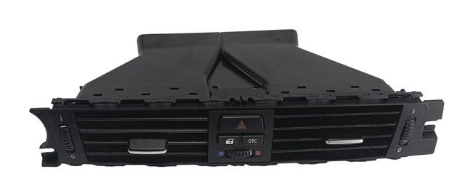 2007 BMW 335I (E90) FRONT CENTER DASH HEAT AIR AC VENT w/HAZARD SWITCH (Black)