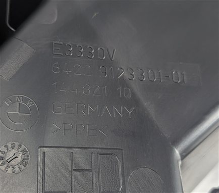 Thumbnail 8: 2007 BMW 335I (E90) FRONT CENTER DASH HEAT AIR AC VENT w/HAZARD SWITCH (Black)